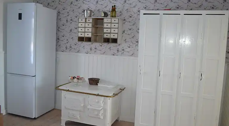 Stort feriehus i "badehotellet" stil 