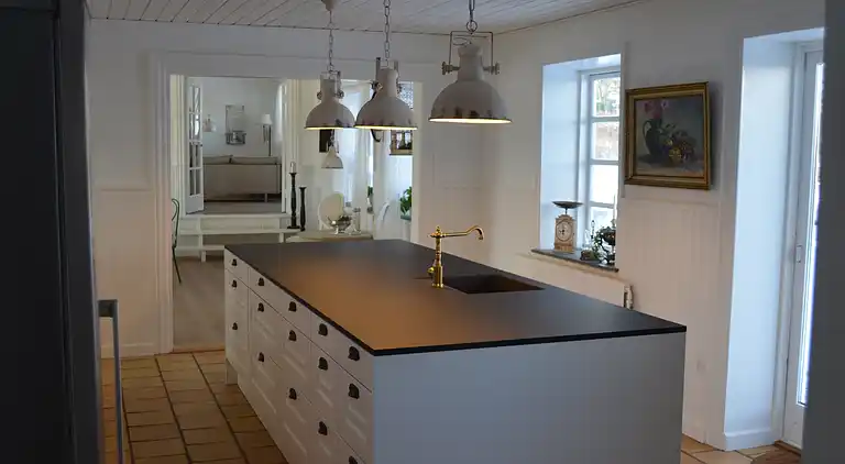 Stort feriehus i "badehotellet" stil 