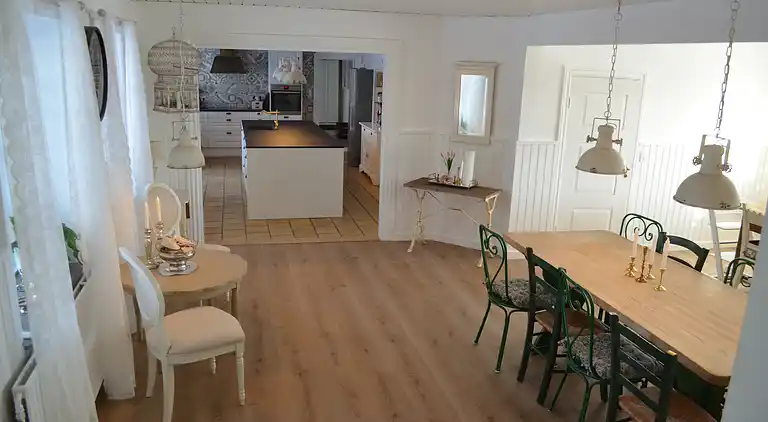 Stort feriehus i "badehotellet" stil 