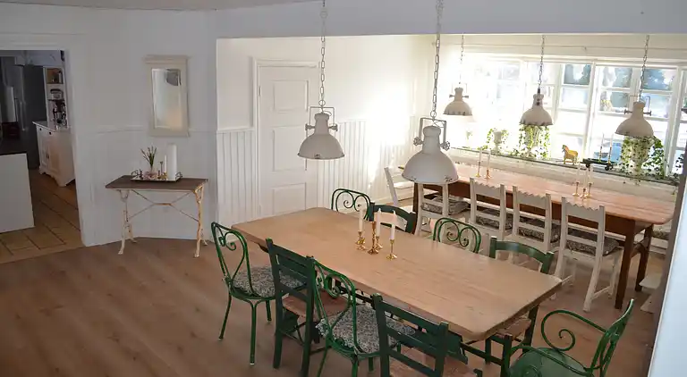 Stort feriehus i "badehotellet" stil 