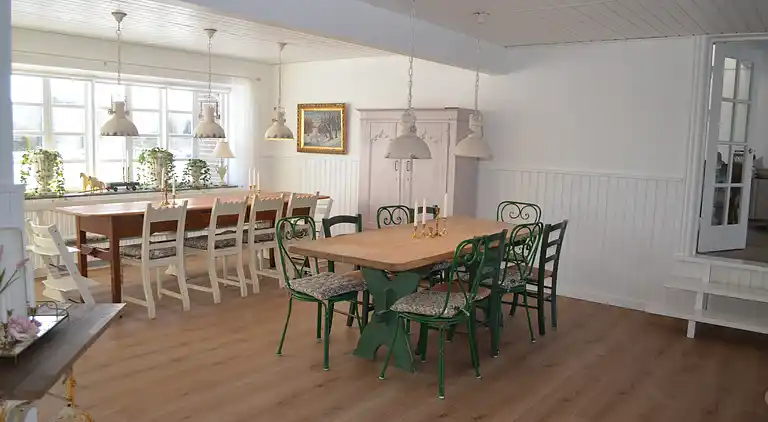 Stort feriehus i "badehotellet" stil 