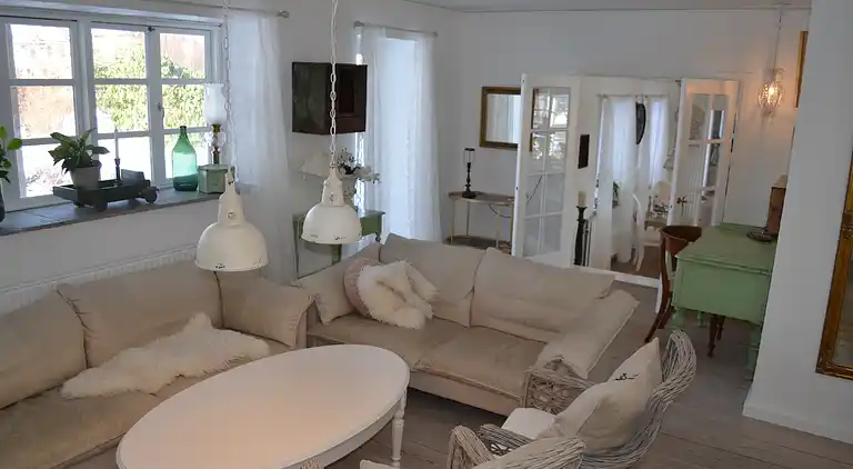 Stort feriehus i "badehotellet" stil 