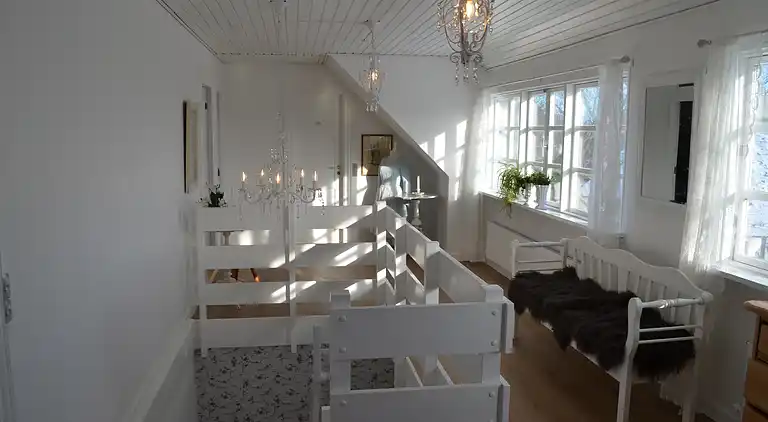 Stort feriehus i "badehotellet" stil 