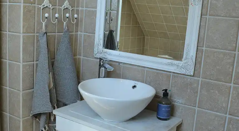 Stort feriehus i "badehotellet" stil 