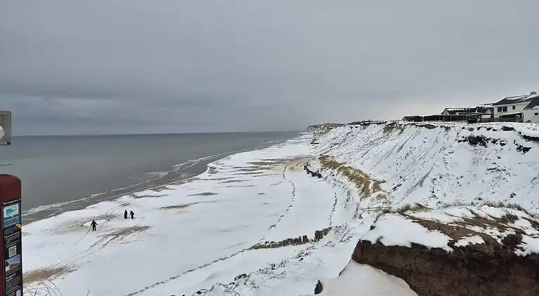 Ruhiges Ferienhaus 800 m vom Strand