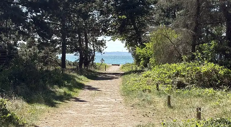 Gemütliches Strandhaus in ruhiger Natur