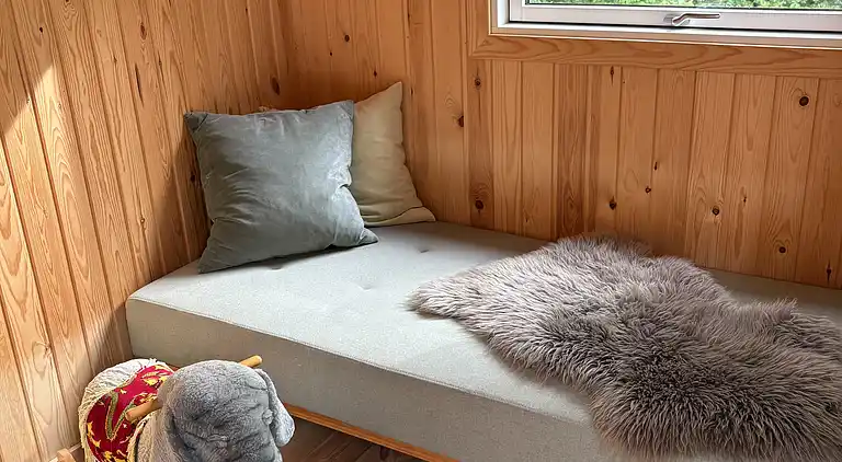 Gemütliches Strandhaus in ruhiger Natur