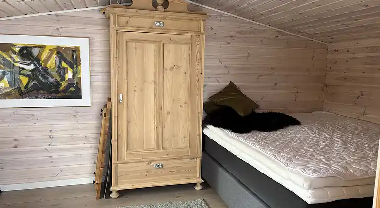 Moderne sommerhus med vildmarksbad og nær vandet