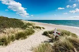 Charmantes Blockhaus mit Sauna nahe Strand