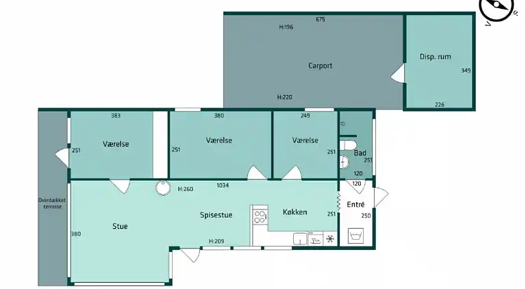 Ferienhaus mit fantastischem Meerblick