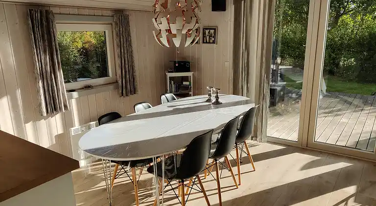 Fantastisk dejligt feriehus med hjørne-spa