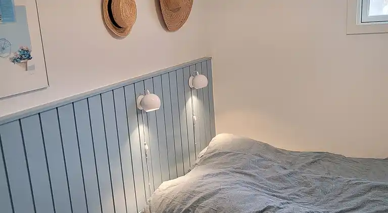 Ferienhaus in strandnähe.