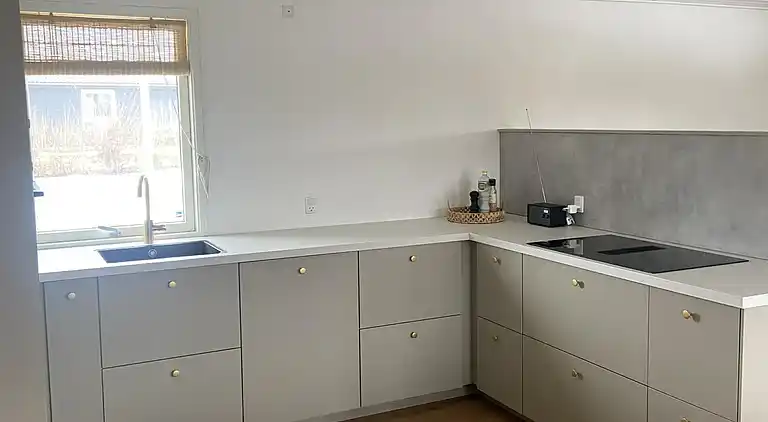 Ferienhaus in strandnähe.