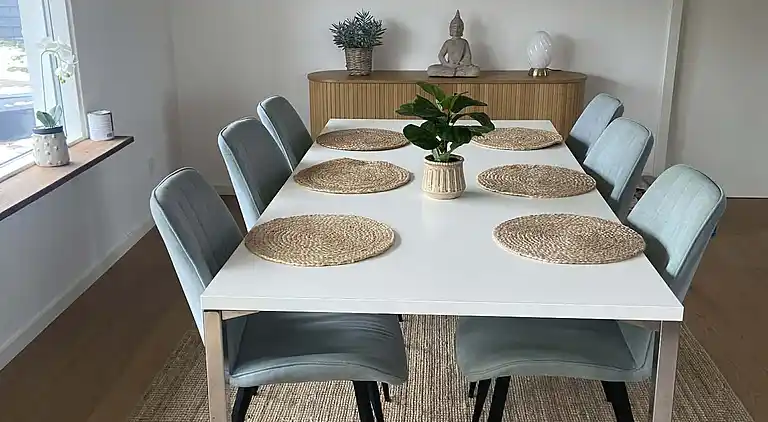 Ferienhaus in strandnähe.