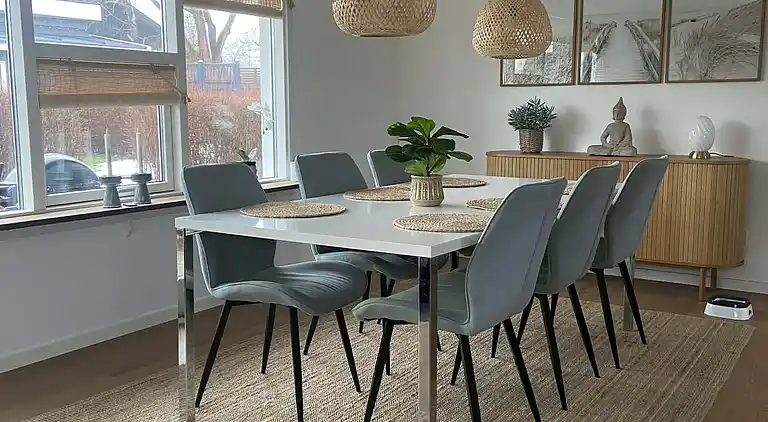 Ferienhaus in strandnähe.