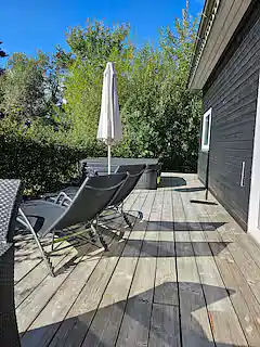 Schönes neues Ferienhaus mit aussen whirlpool