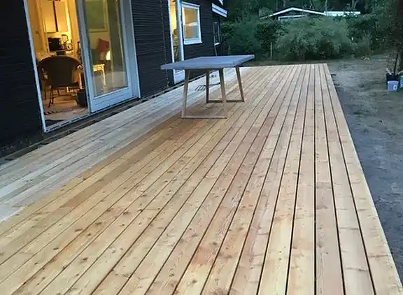 Hyggeligt sommerhus med skøn terrasse
