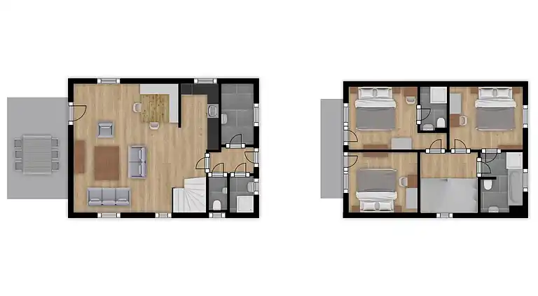 Chalet Attersee - 3 bedrooms at resort Obertraun