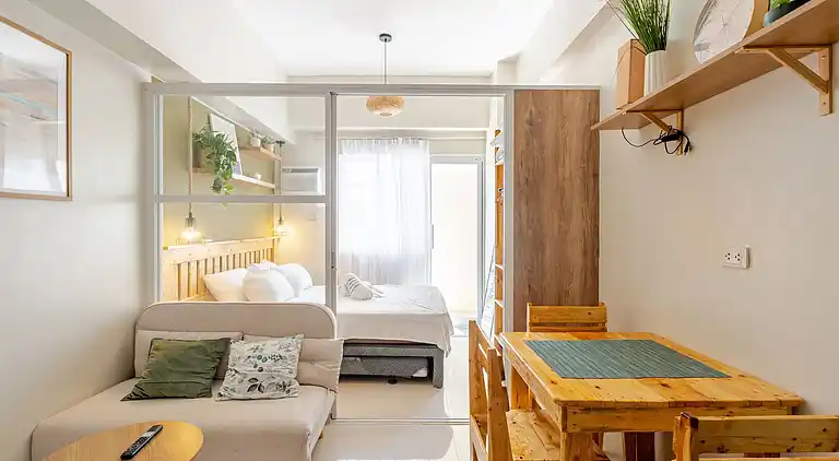 Gemütliche und von der Natur inspirierte Studioeinheit