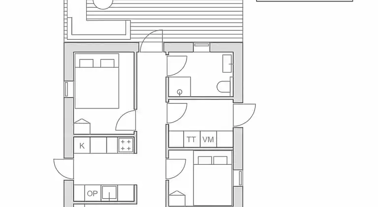 Ferienhaus mitten im Wald, nah am Wasser.