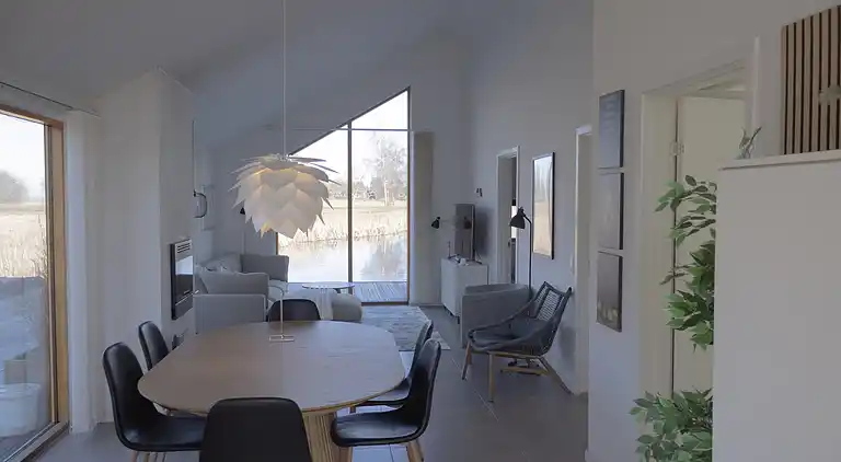 Lakefront luxury holiday retreat with cozy loft