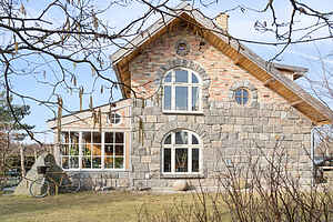 Økohus mellom hav og fjord