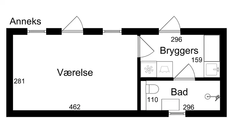 Hübsches Cottage in der Nähe von Hou und dem Meer