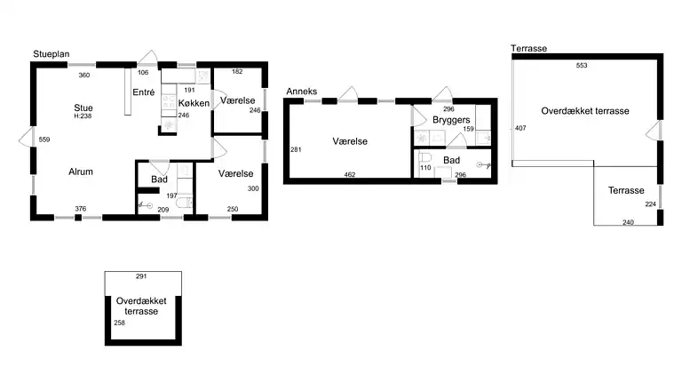 Hübsches Cottage in der Nähe von Hou und dem Meer