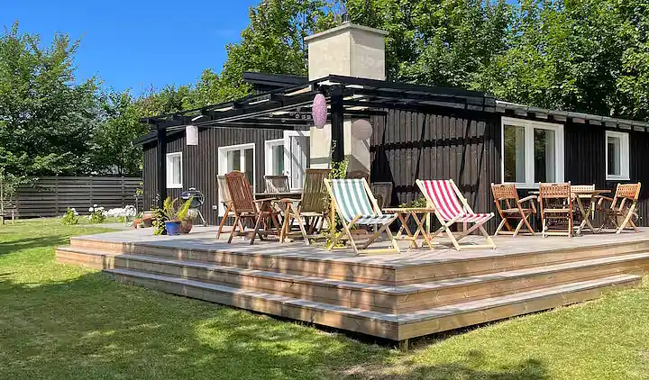 Hyggeligt feriehus tæt på strand og natur