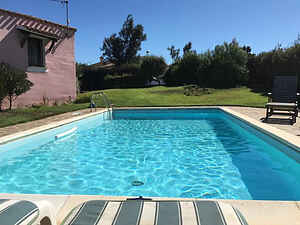 Villa with a private pool and sea view