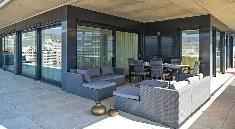 Lakeview 3 Bedroom Pico penthouse in Lugano