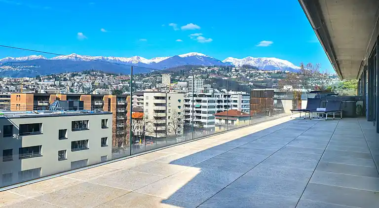 Lakeview 3 Bedroom Pico penthouse in Lugano