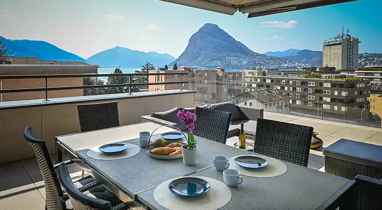 Lakeview 3 Bedroom Pico penthouse in Lugano