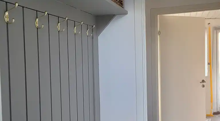 Ferienhaus in strandnähe.