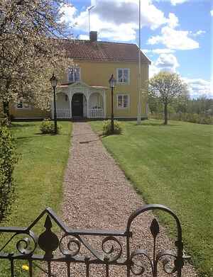 Småland manor house in typical environment