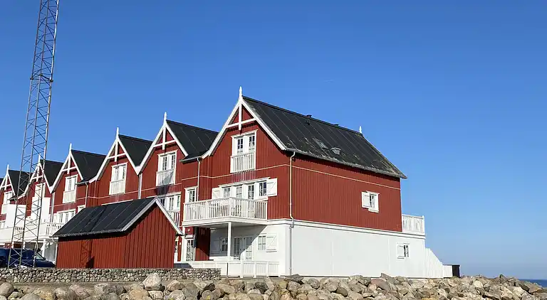Sommerhus ved hav og børnevenlig strand