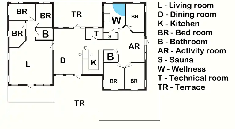 Großes Luxusferienhaus nahe Strand & Lokal