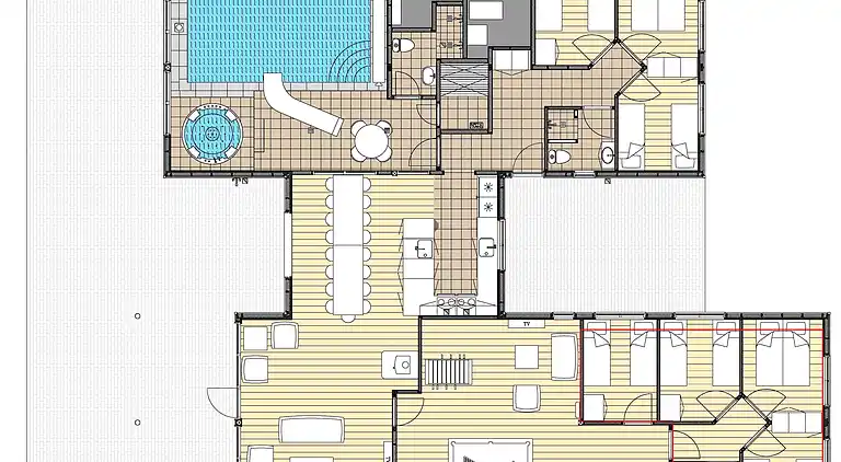 Familienfreundliches Ferienhaus mit Pool & Spa