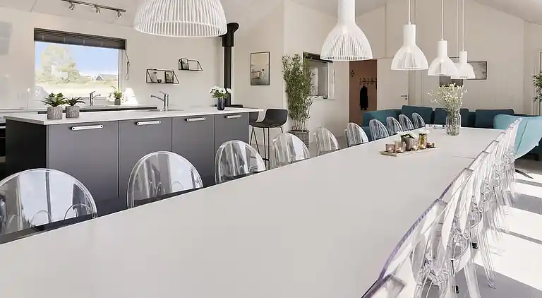 Geräumiges Ferienhaus mit Pool bei Møns Klint