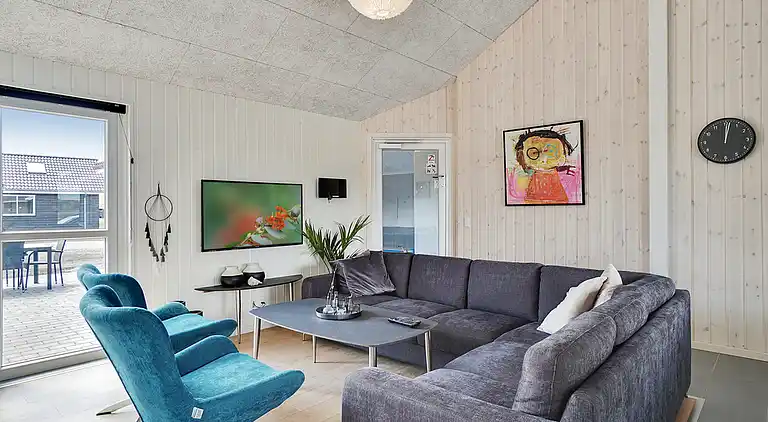 Luxus-Ferienhaus - Grenå Strand, Pool