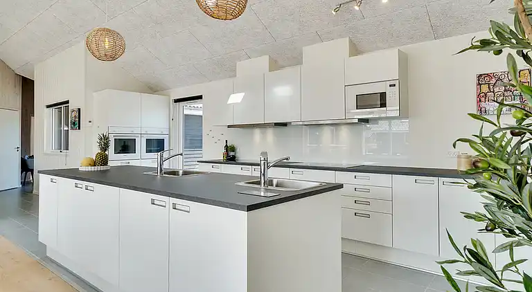 Luxus-Ferienhaus - Grenå Strand, Pool