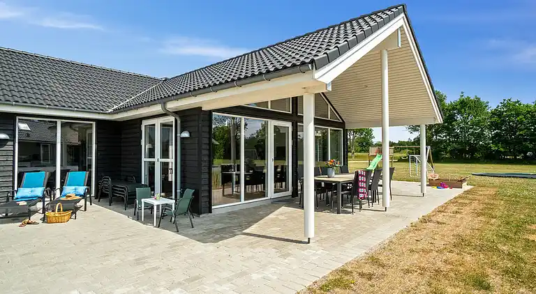 Luxus-Ferienhaus - Grenå Strand, Pool