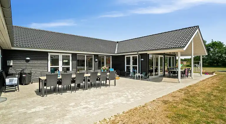 Luxus-Ferienhaus - Grenå Strand, Pool