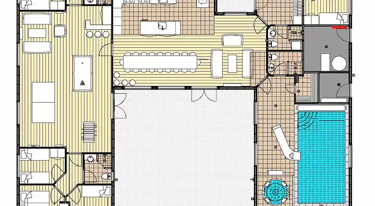 Luxus-Ferienhaus bei Grenå - für 24