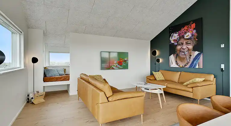 Luxus-Ferienhaus am Strand mit Spa & Spiel