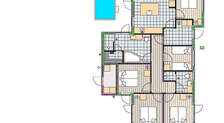 Luxus-Ferienhaus am Strand mit Spa & Spiel