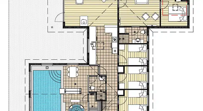 Luxus-Ferienhaus mit Pool, Spa & Aktivitäten