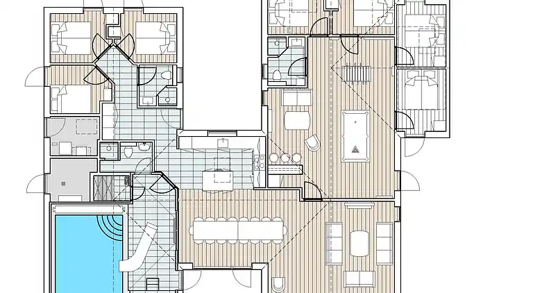 Für 18 Personen – Pool, Sauna & Freizeitraum