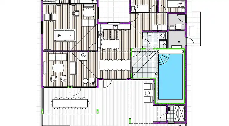Luxus-Ferienhaus bei Hasmark Strand - 14 Pers.