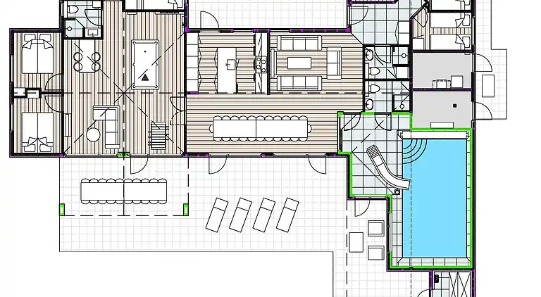 Luxus-Ferienhaus mit Pool und Meerblick